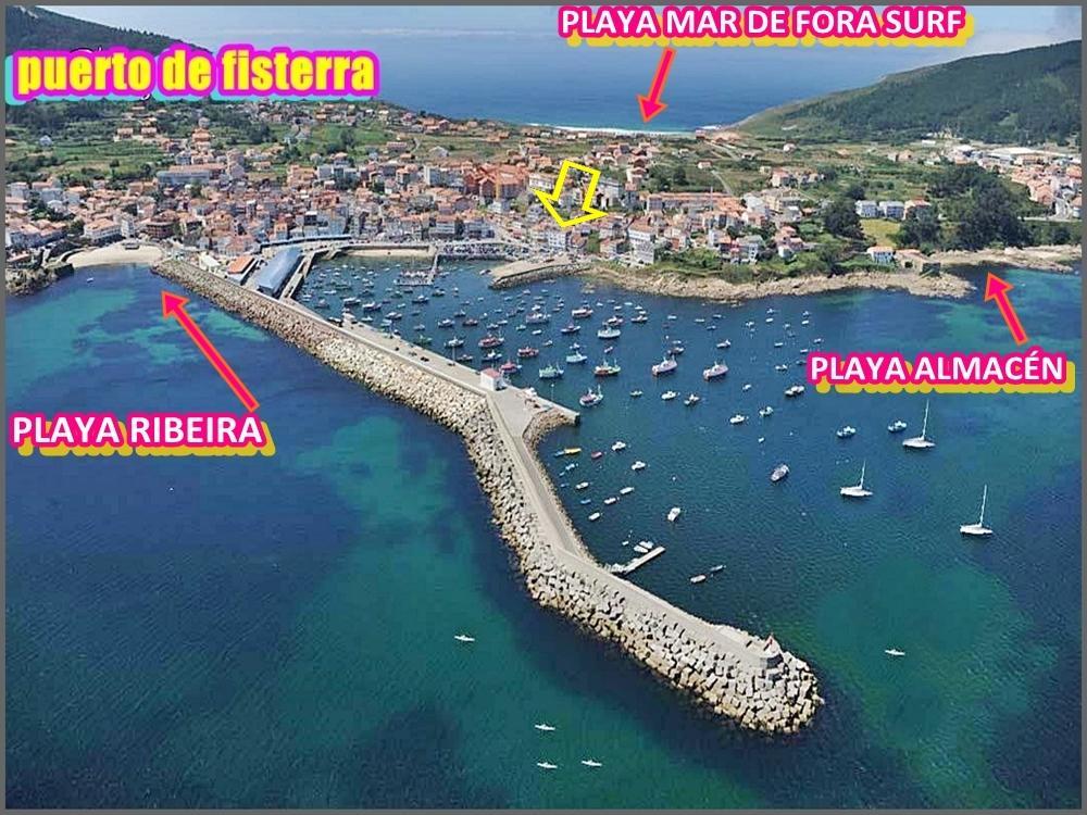 Apartamento Paseo Del Puerto 2 Finisterre Eksteriør billede